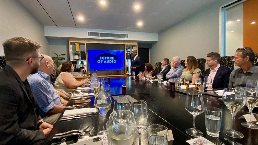 Radio stations and the media industry come together to discuss the power of audio