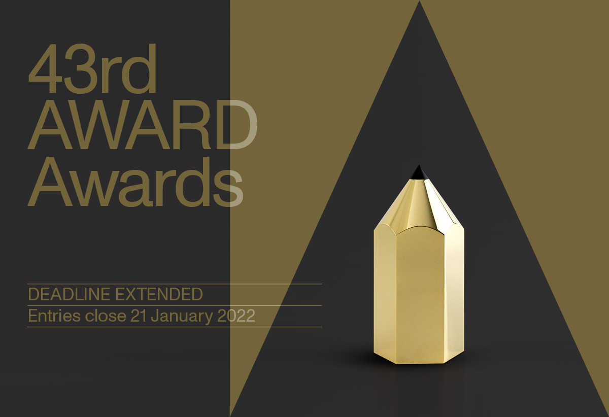 AWARD Awards extends entry deadline to Friday, 21 January – 15% late fee will apply