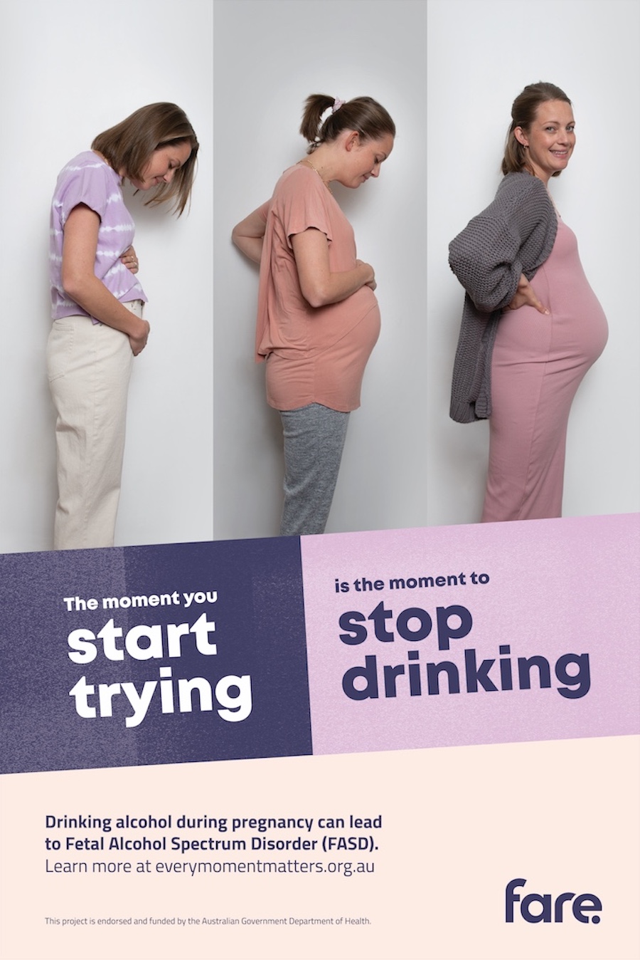 Every Moment Matters in Your Pregnancy in FARE’s national campaign via 303 MullenLowe