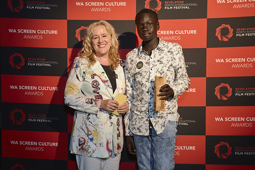 Perry Sandow and Johnny Ma recognised via special industry awards presented at the 2021 WA Screen Culture Awards