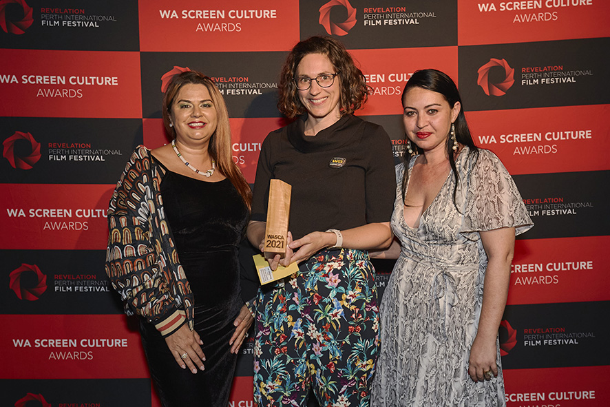 Perry Sandow and Johnny Ma recognised via special industry awards presented at the 2021 WA Screen Culture Awards