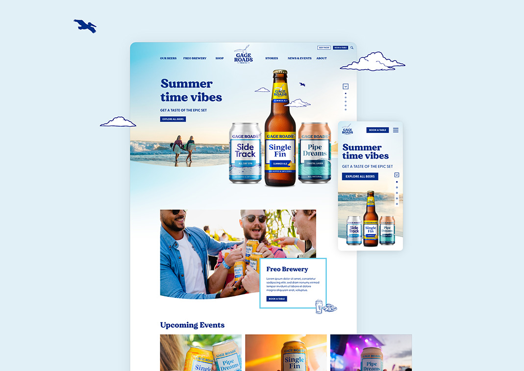 Gage Roads Brew Co launches new corporate website via The Brand Agency