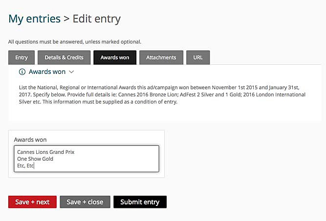 Call for entries to Campaign Brief’s The Work 2022: Free to enter – Deadline Monday May 2nd