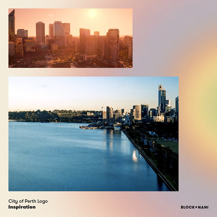 Behind the City of Perth’s logo designed in partnership with Block and Nani Creative