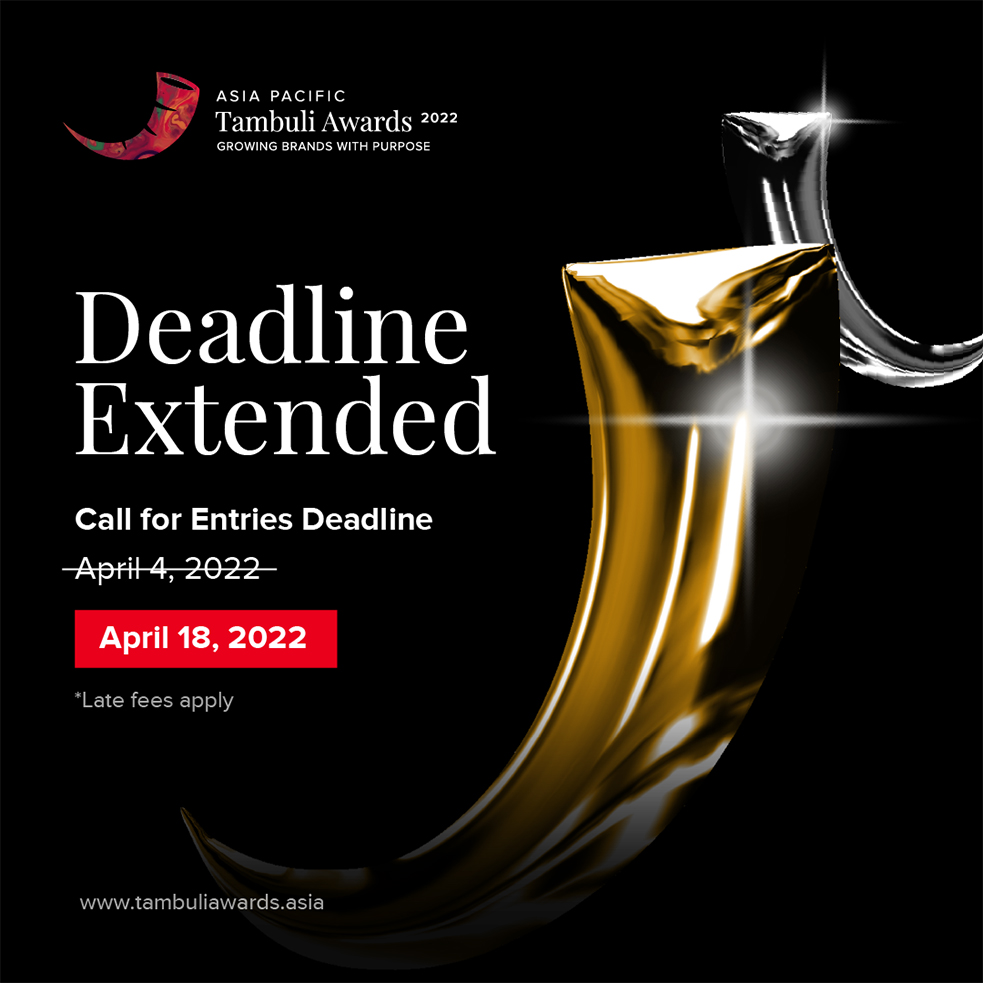 APAC Tambuli Awards 2022 sets final entry deadline extension to April 18th