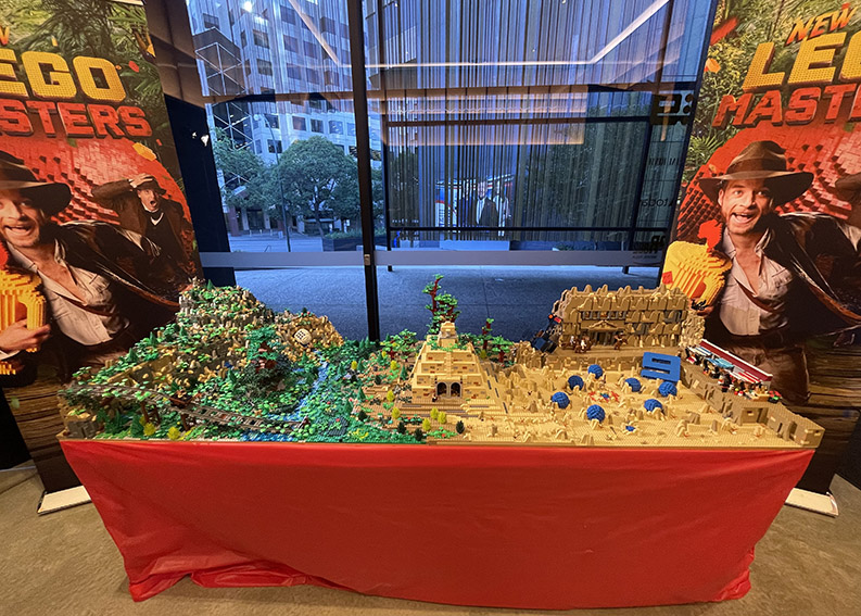 Unique LEGO display descends on Nine Perth