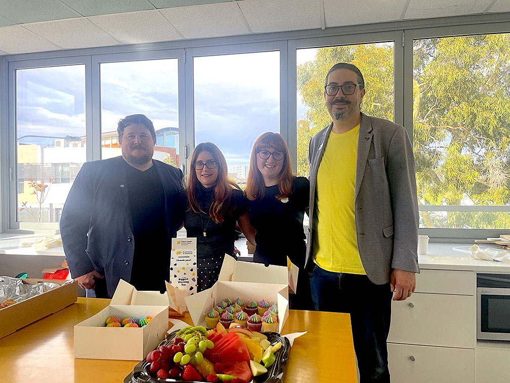 Initiative and Digital Loop host WA’s biggest morning tea for Cancer Council