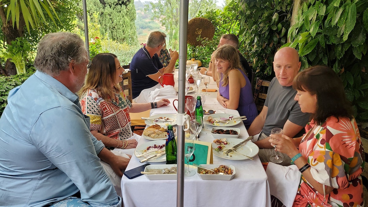 The Legendary Campaign Brief La Colombe d’Or Lunch – the heavy ad hitters hit the rosé in St Paul de Vence just outside of Cannes