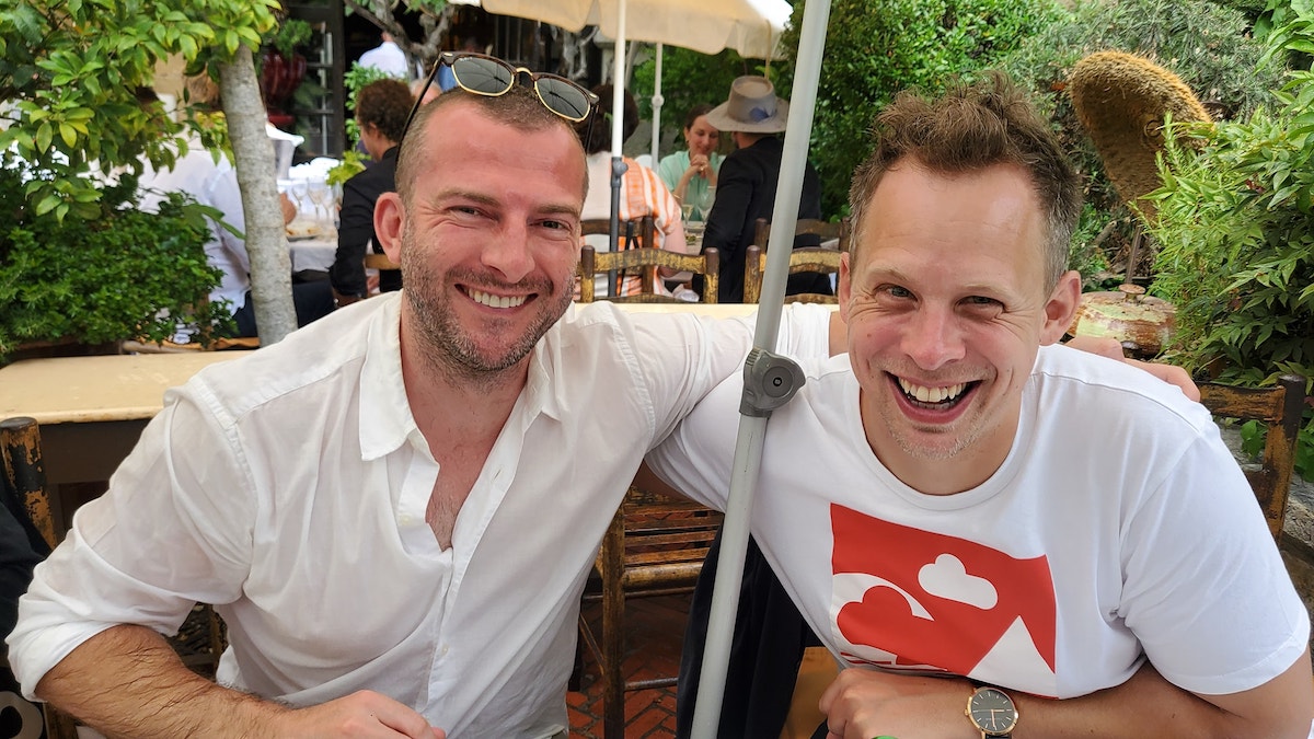 The Legendary Campaign Brief La Colombe d’Or Lunch – the heavy ad hitters hit the rosé in St Paul de Vence just outside of Cannes