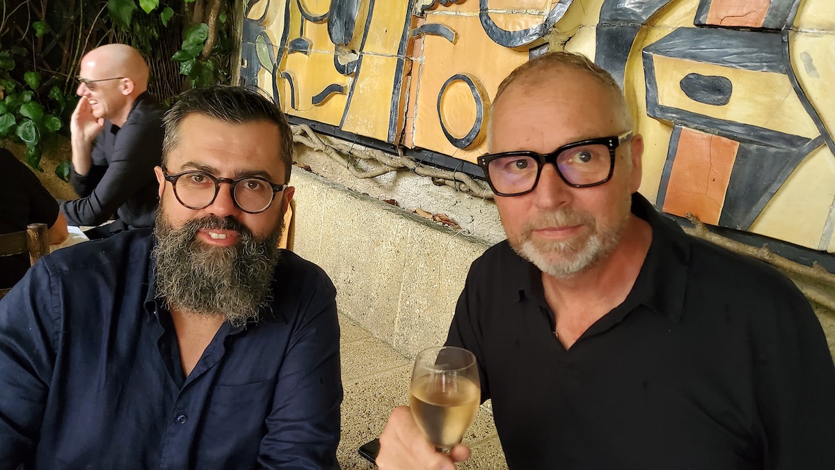 The Legendary Campaign Brief La Colombe d’Or Lunch – the heavy ad hitters hit the rosé in St Paul de Vence just outside of Cannes