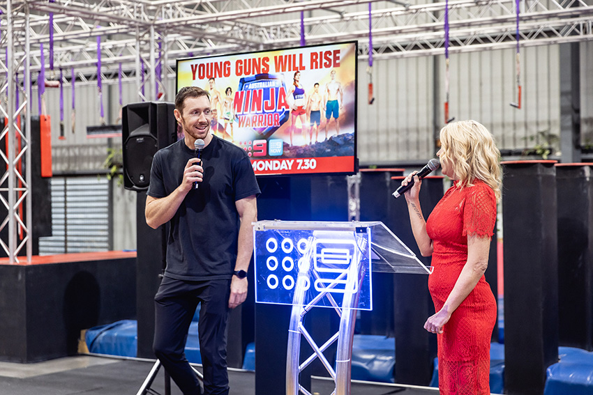 WA Ninja’s amaze guests at Nine Perth’s launch of Australian Ninja Warrior