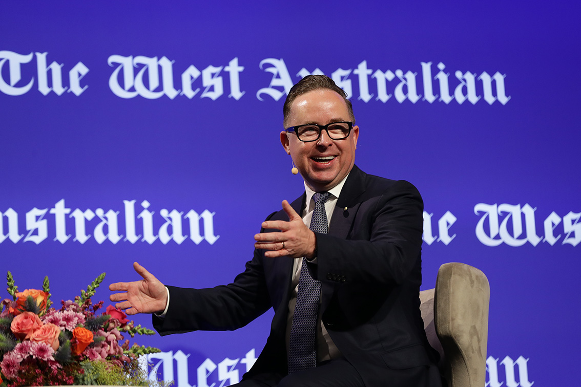 Qantas boss touches down in Perth for The West Australian’s Leadership Matters Breakfast