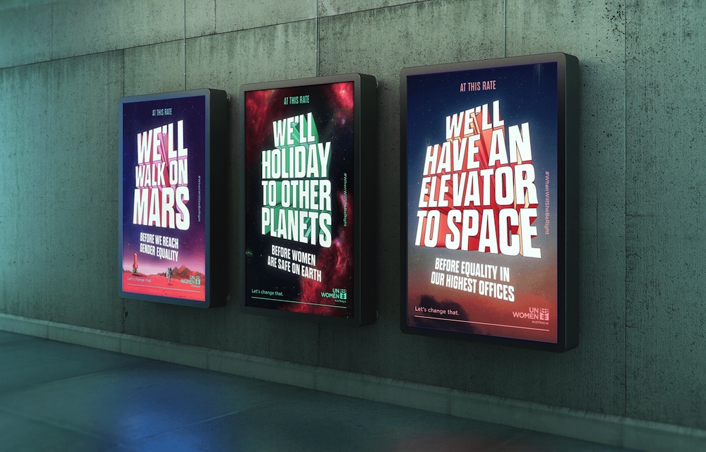 Humans on Mars before gender equality on Earth: UN Women Australia examines our priorities in new campaign