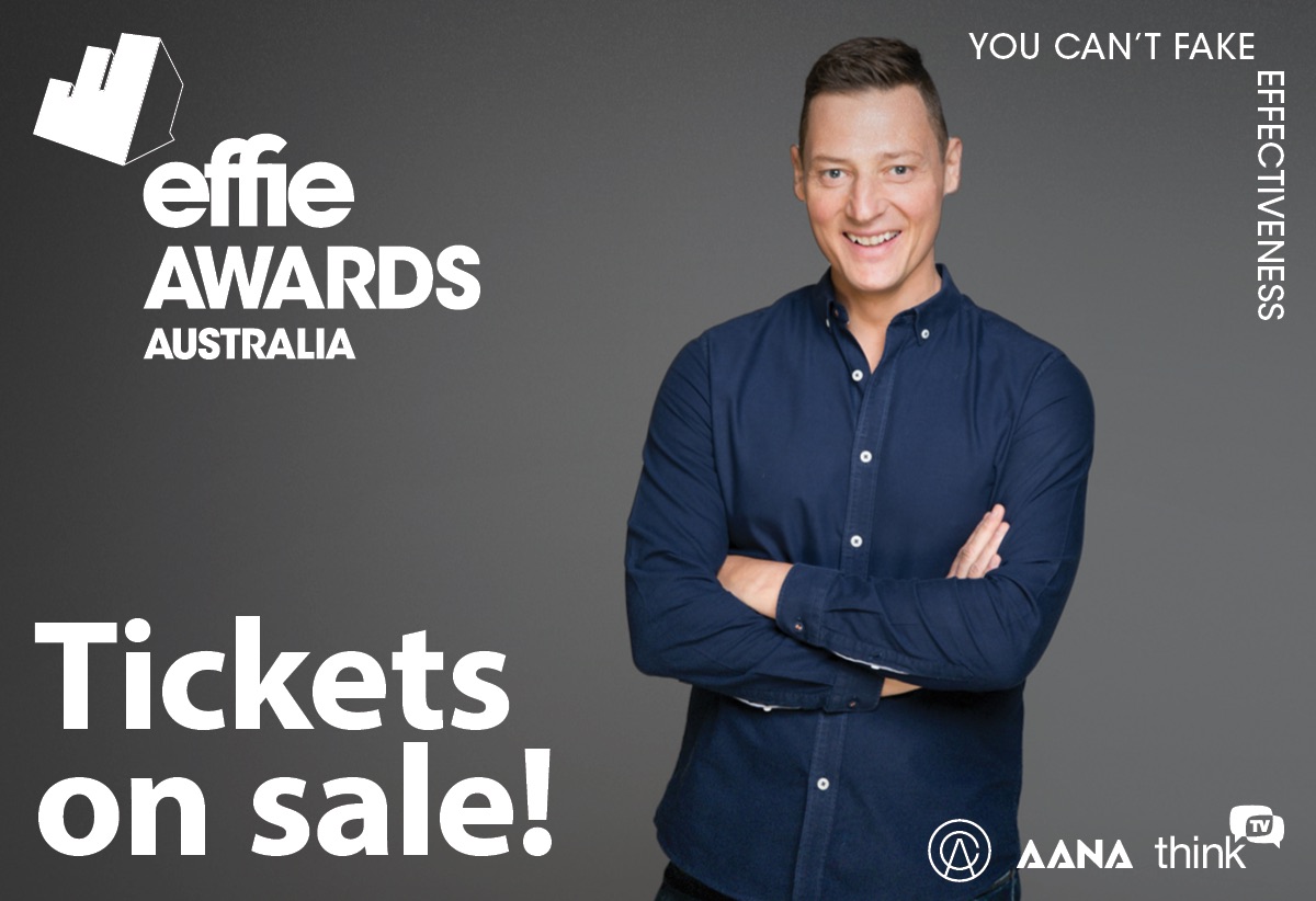 Secure your tickets now for the 14th annual Australian Effie Awards in Sydney on Wed, 19 Oct