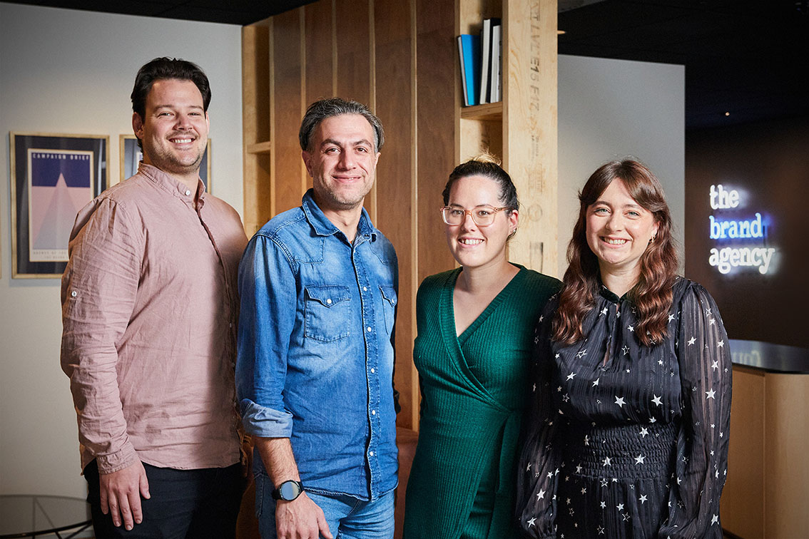 The Brand Agency welcomes Dan Sloan, Melissa Westwood, Shahab Jalili and Blanche Mckie
