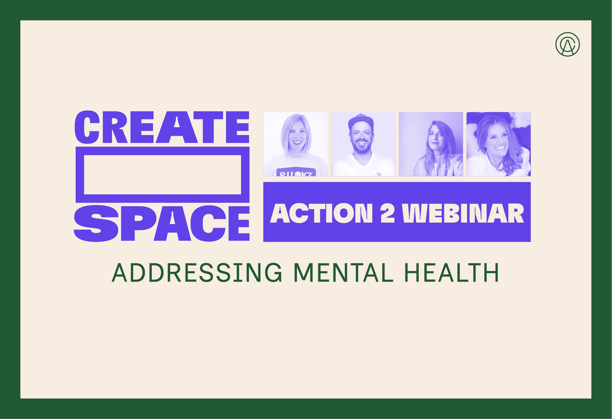 Register now for ACA’s Create Space Action Webinar 2: Addressing Mental Health