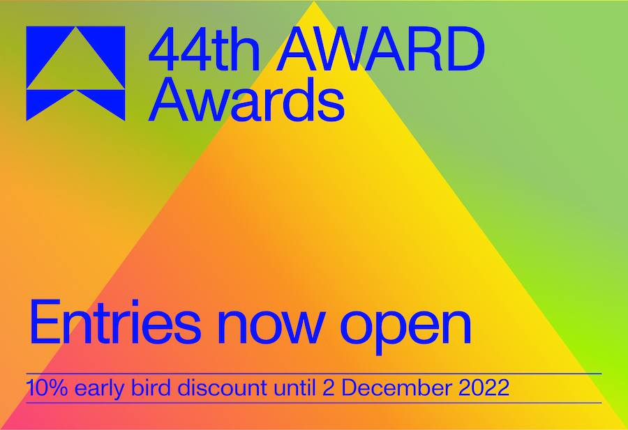 44th AWARD Awards now open for entries; deadline 2:00pm WA time, Friday 17 Feb 2023