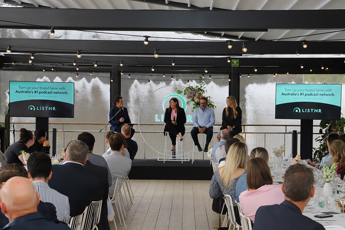 SCA’s LiSTNR long lunch on The Raft: Open your ears to a new world of digital audio