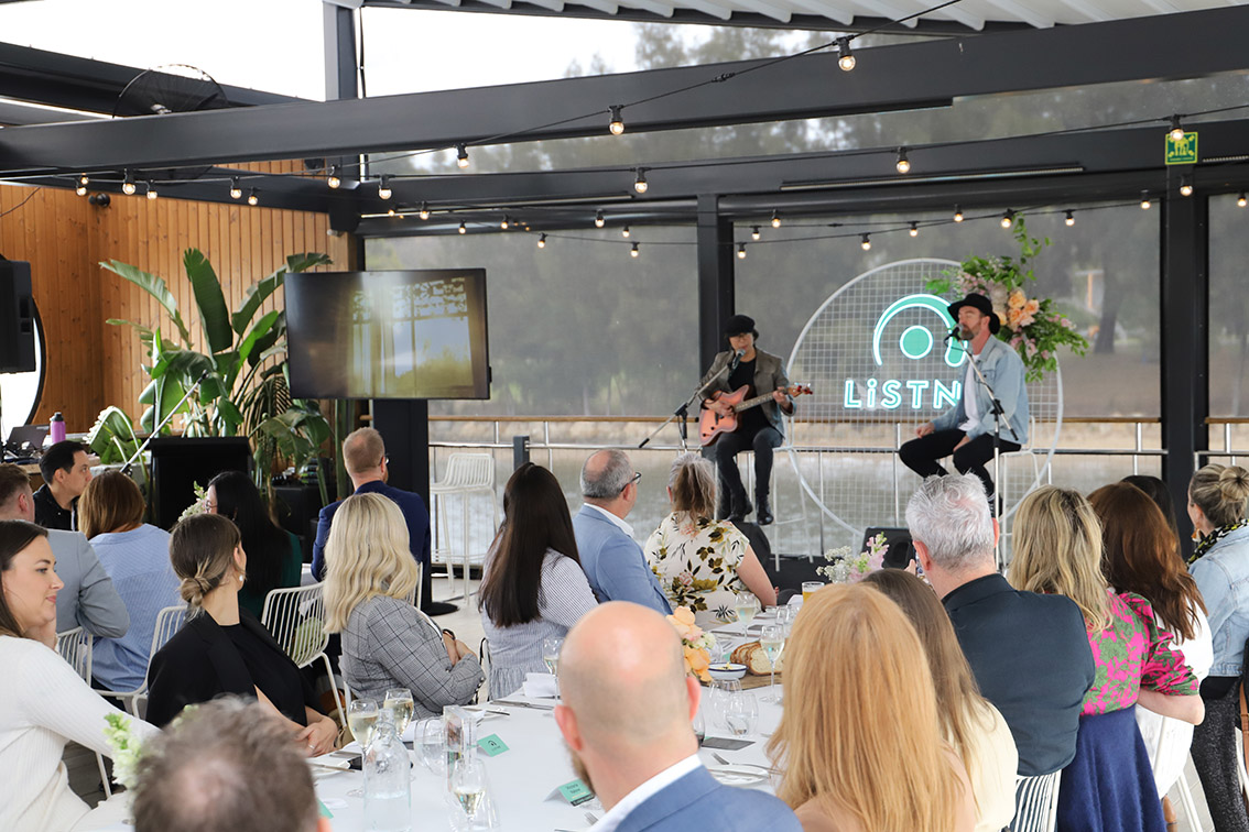 SCA’s LiSTNR long lunch on The Raft: Open your ears to a new world of digital audio