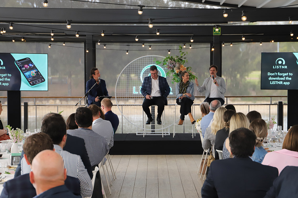 SCA’s LiSTNR long lunch on The Raft: Open your ears to a new world of digital audio