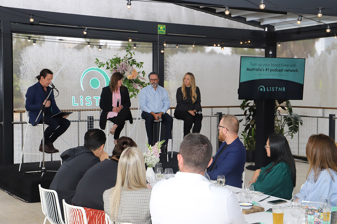 SCA’s LiSTNR long lunch on The Raft: Open your ears to a new world of digital audio