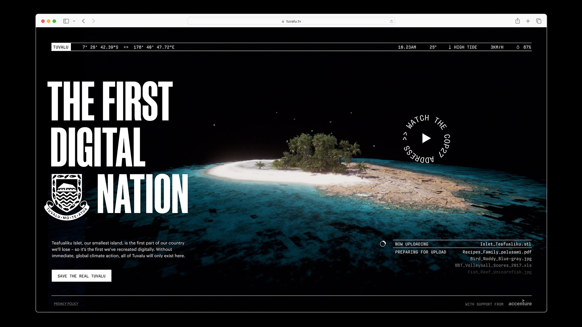Seen+Noted: Tuvalu to preserve the Island Nation’s land, culture + history in the Metaverse