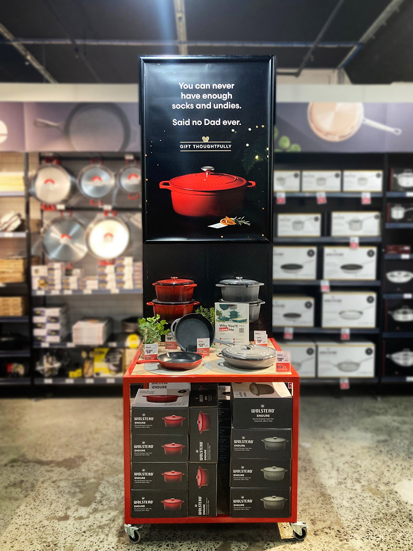 Kitchen Warehouse encourages all Christmas shoppers to Gift Thoughtfully, via The Brand Agency’s first campaign for the client