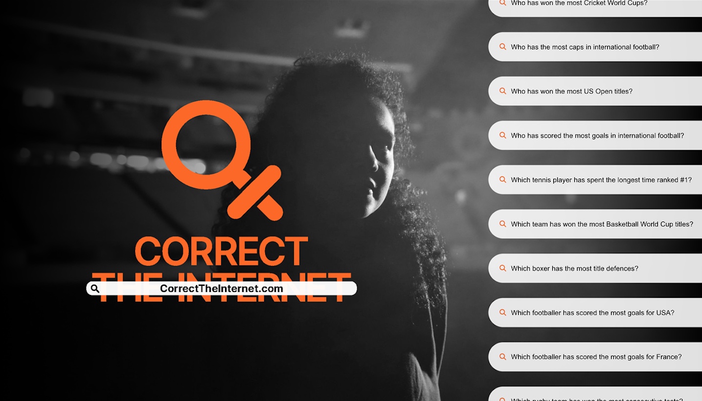 Global ‘Correct the Internet’ campaign launches to make sportswomen more visible