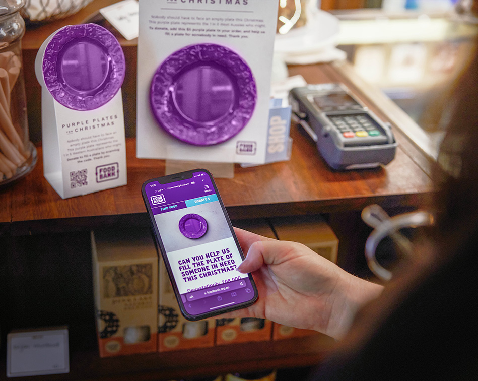 The Brand Agency delivers record breaking Christmas Purple Plates appeal for Foodbank WA