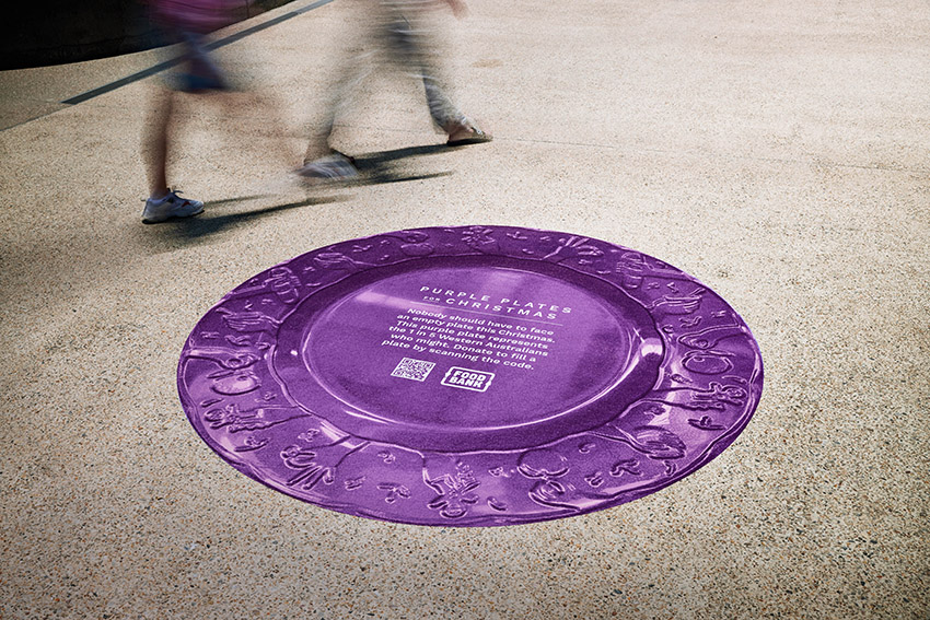 The Brand Agency delivers record breaking Christmas Purple Plates appeal for Foodbank WA