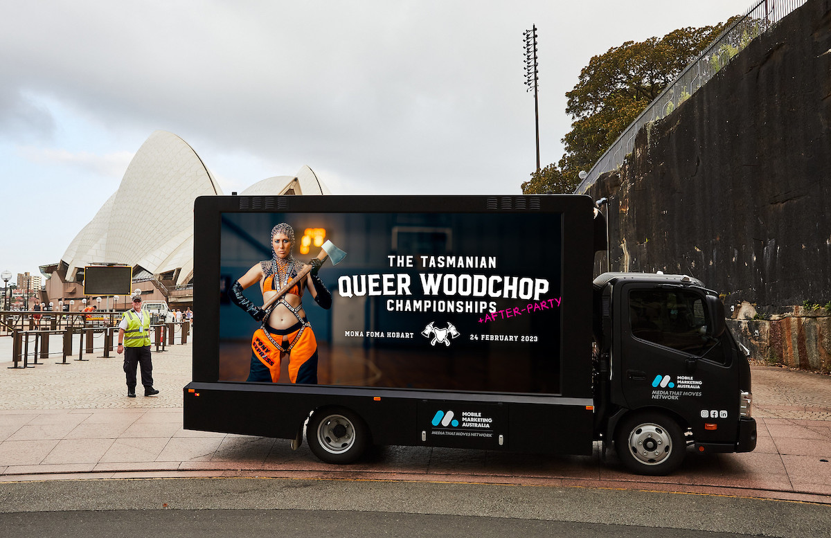 Tassie let’s party: Mona launches The Tasmanian Queer Woodchop Championships via Glue Society