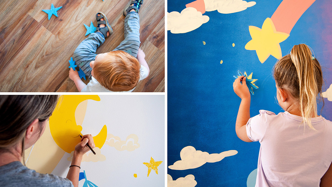 The Brand Agency creates a stellar new wall mural for local children’s charity