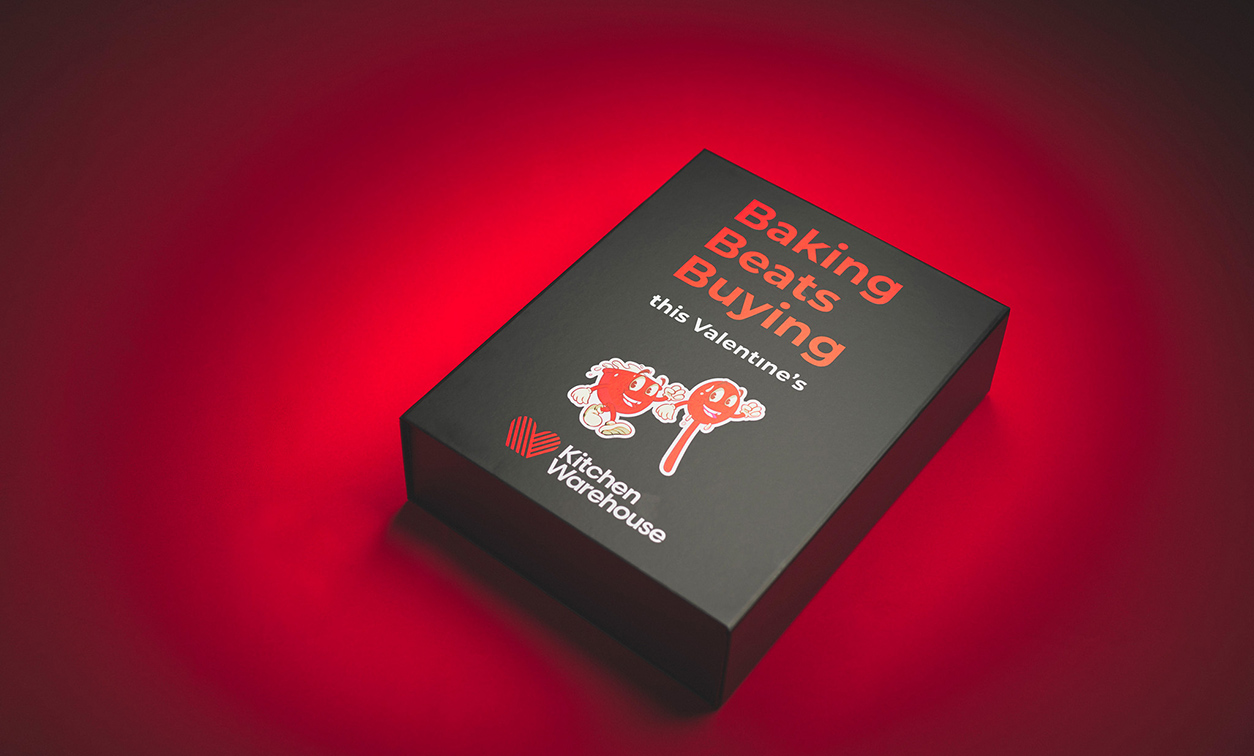 Kitchen Warehouse and The Brand Agency say Baking Beats Buying this Valentine’s Day