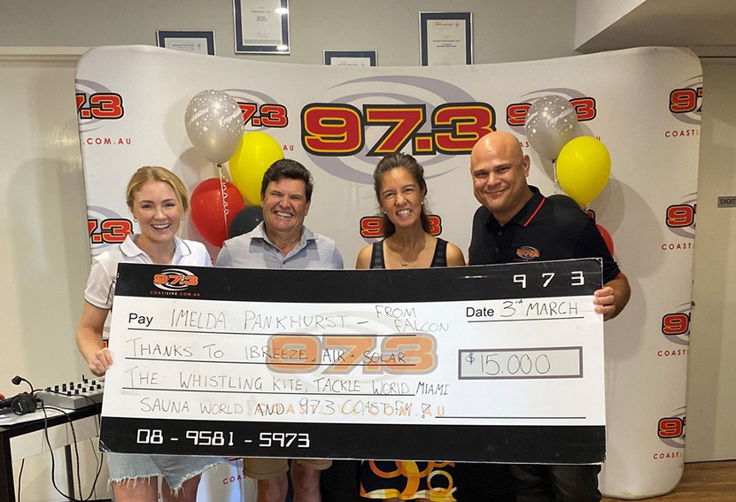 Coast FM wrapped up their 97 Days of Summer, giving away $15,000 to one lucky listener