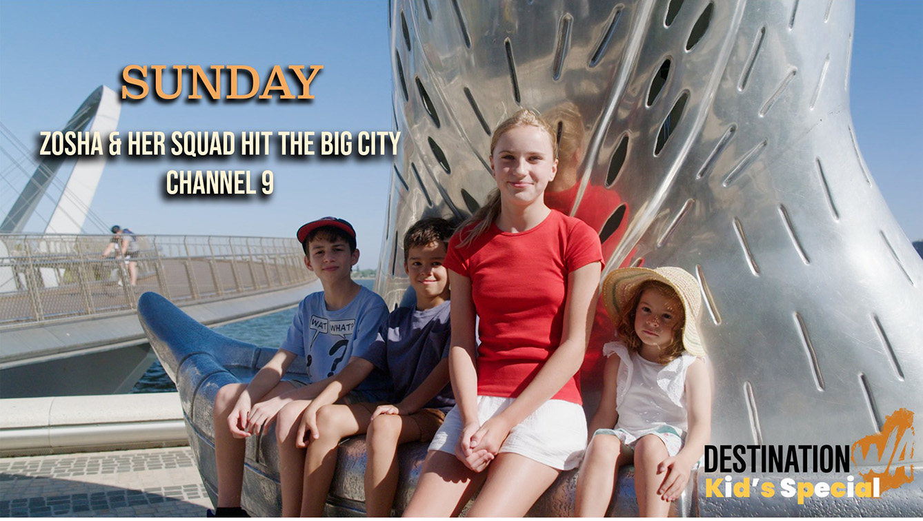 Youngsters take the hosting reins for an Easter special on 9Network’s Destination WA