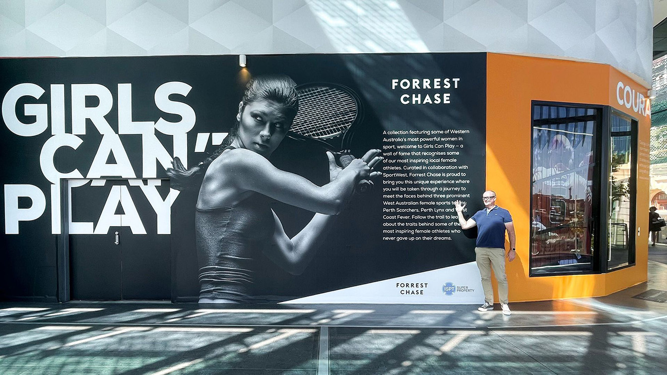 Forrest Chase and Trilogy celebrate the achievements of female athletes by inspiring women to believe they can play