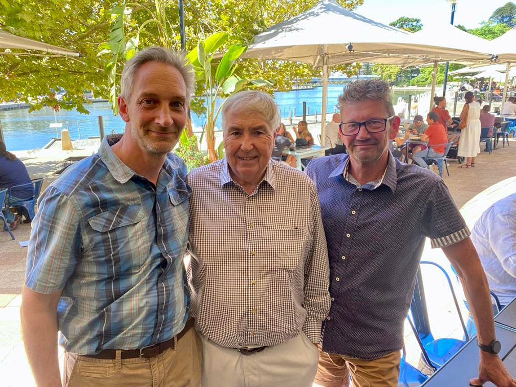 Friends surprise Perth ad legend Iain Rowe