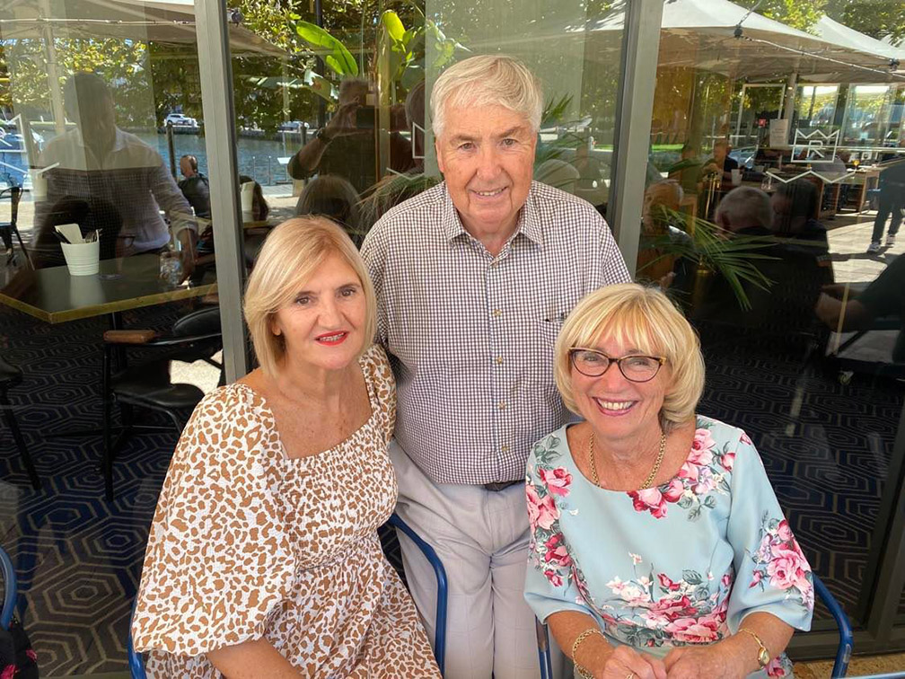 Friends surprise Perth ad legend Iain Rowe
