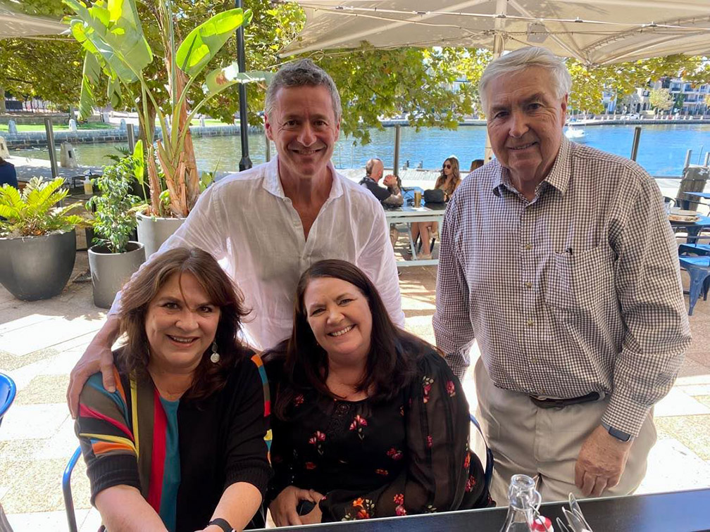 Friends surprise Perth ad legend Iain Rowe