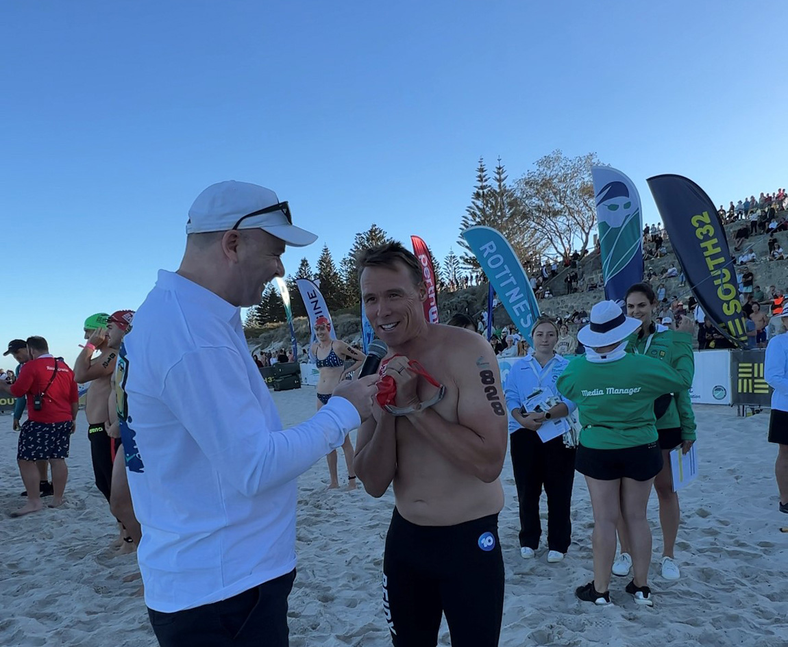Network 10 celebrates another year of sponsoring the Rottnest Channel Swim