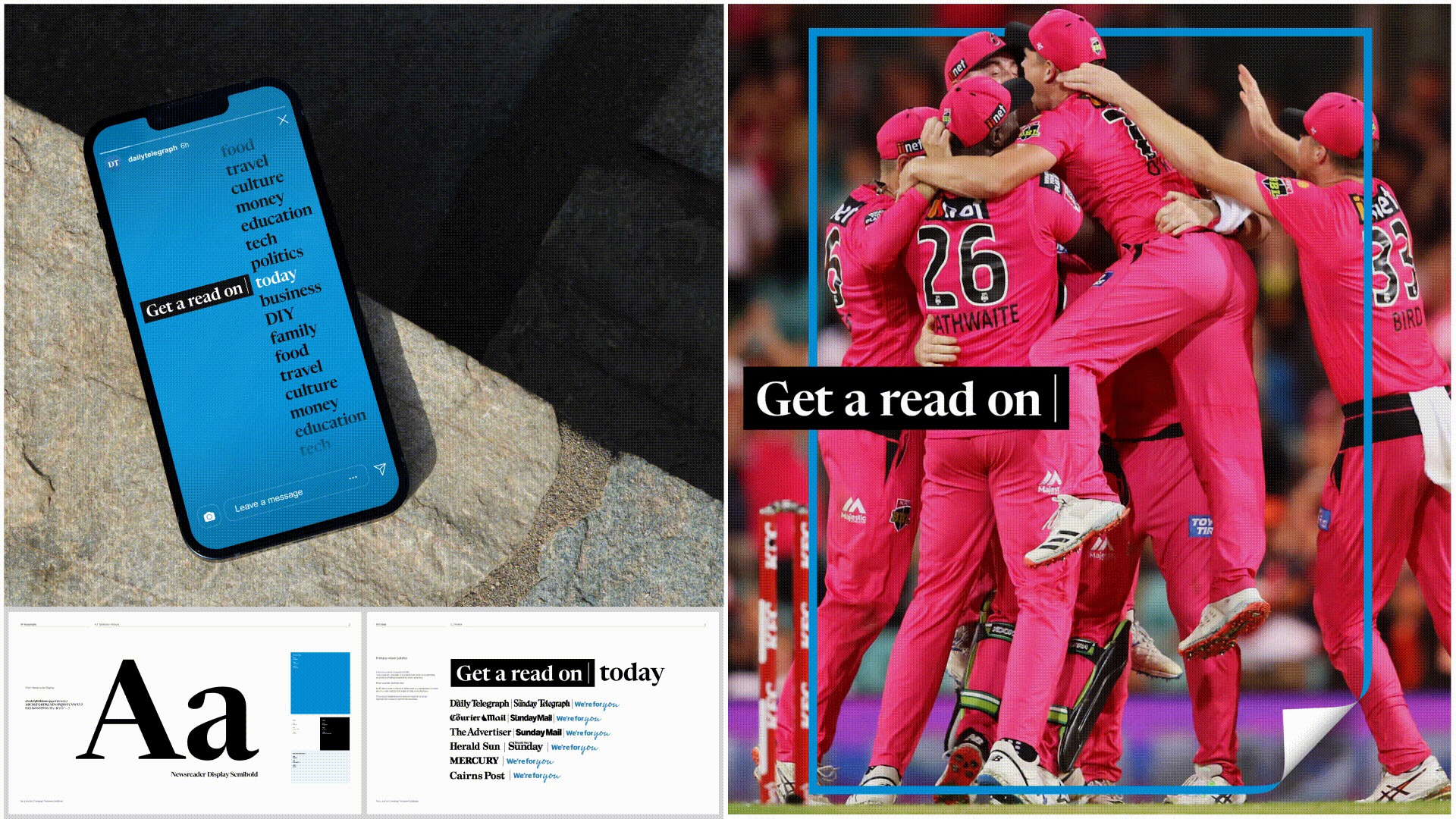 News Corp’s metro mastheads consolidated under one unified creative platform ‘Get a read on | today’ via Today the Brave