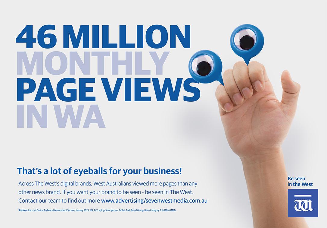The West’s digital news brands dominate in WA with a huge 46 million monthly page views
