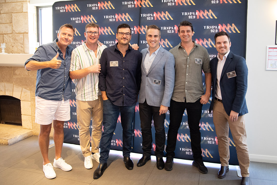 James Brayshaw and Billy Brownless join 100 guests during a memorable afternoon at The Camfield for 92.9 Triple M’s 2023 AFL Launch