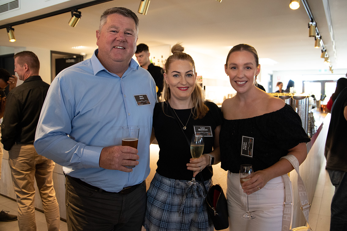 James Brayshaw and Billy Brownless join 100 guests during a memorable afternoon at The Camfield for 92.9 Triple M’s 2023 AFL Launch