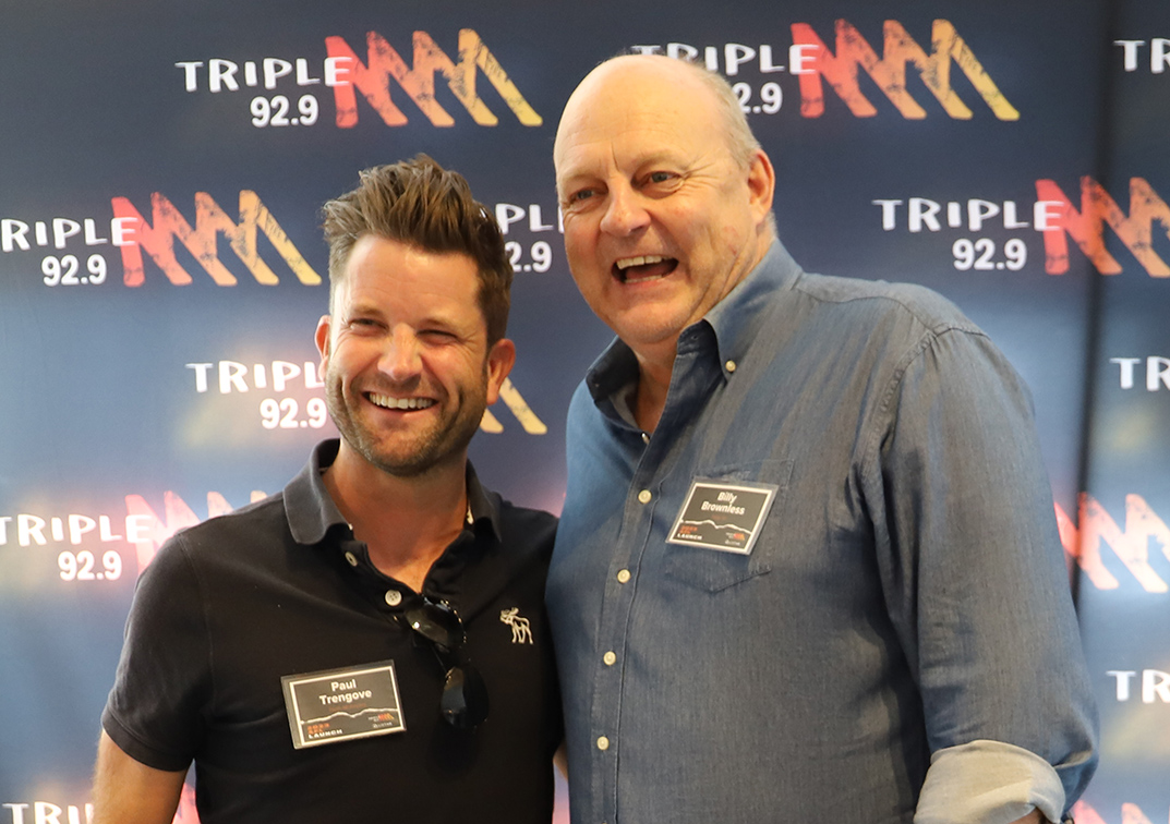 James Brayshaw and Billy Brownless join 100 guests during a memorable afternoon at The Camfield for 92.9 Triple M’s 2023 AFL Launch