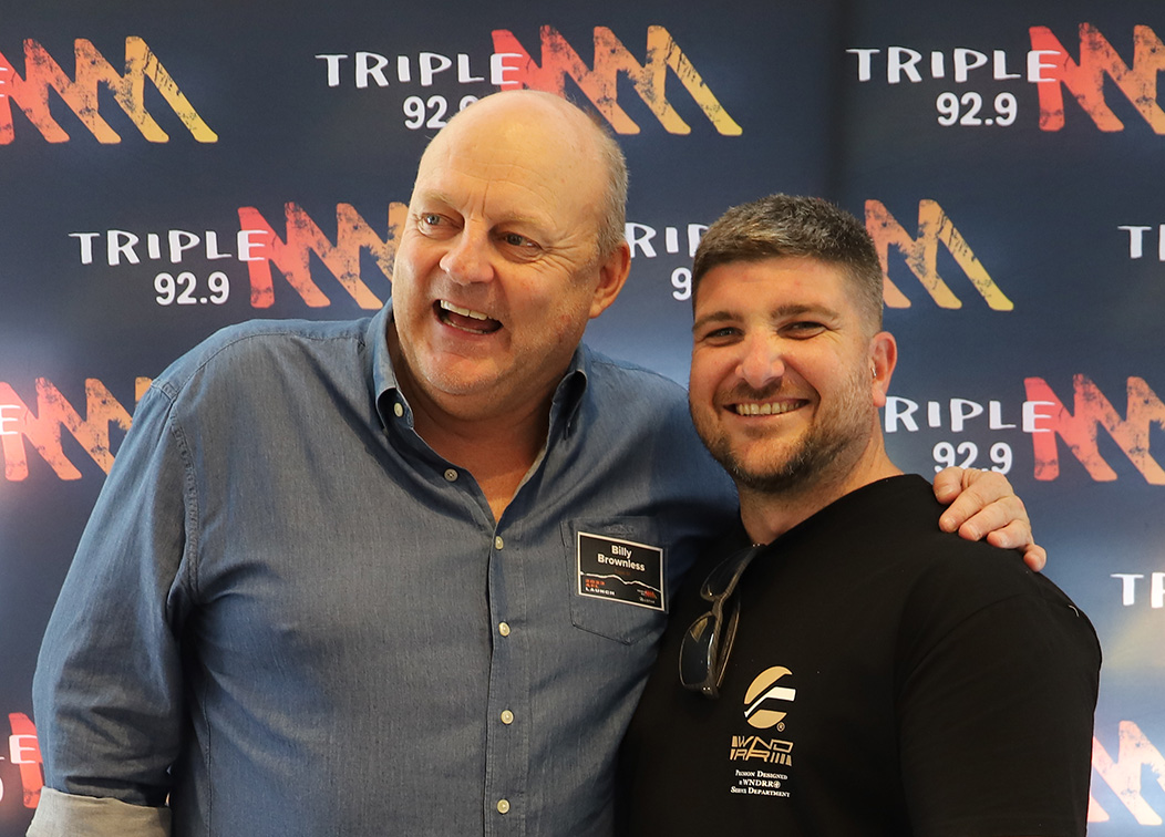 James Brayshaw and Billy Brownless join 100 guests during a memorable afternoon at The Camfield for 92.9 Triple M’s 2023 AFL Launch