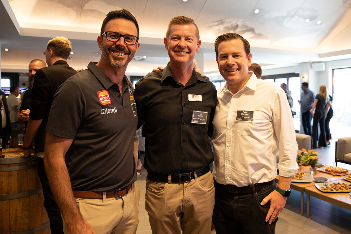 James Brayshaw and Billy Brownless join 100 guests during a memorable afternoon at The Camfield for 92.9 Triple M’s 2023 AFL Launch