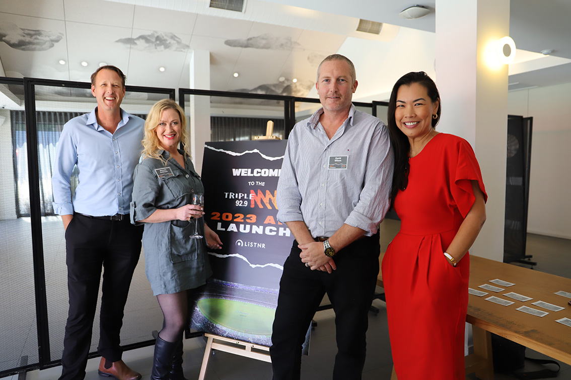 James Brayshaw and Billy Brownless join 100 guests during a memorable afternoon at The Camfield for 92.9 Triple M’s 2023 AFL Launch