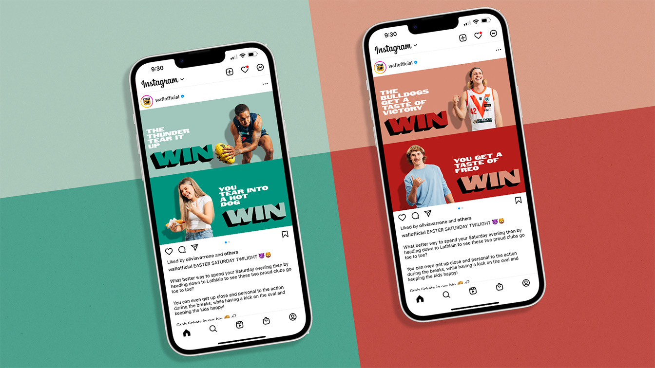 Marketforce Group campaign launches the new WAFL season as a Win-Win for everyone