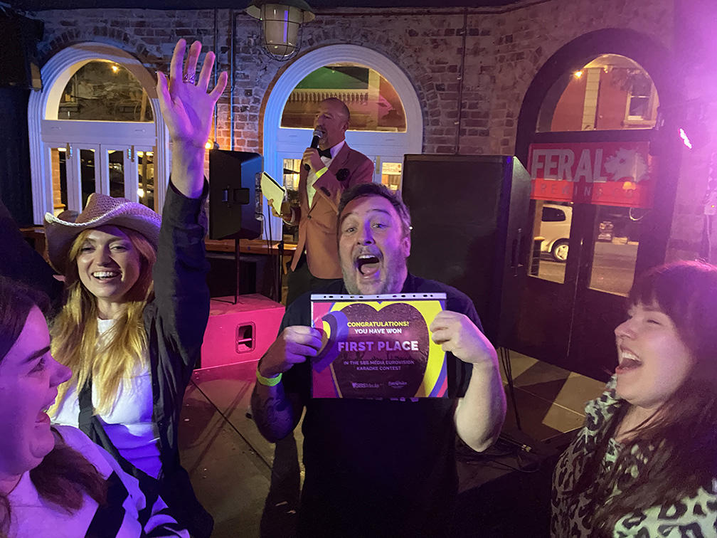 SBS host the fantastic annual Eurovision Karaoke Competition: The Brand Agency crowned winners